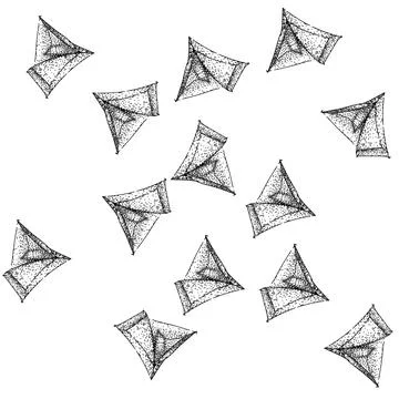 Seamless pattern outdoor camping tent sketch hand drawn 库存插图