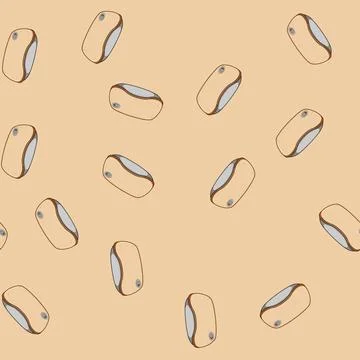 Seamless pattern outdoor portable lap desk cartoon vector イラスト素材