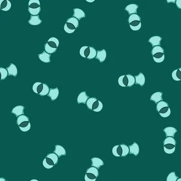 Seamless pattern outdoor ski mask cartoon vector Stockillustratie