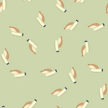 Seamless pattern outdoor visor cap cartoon vector Stockillustratie