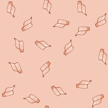 Seamless pattern outdoor visor cap cartoon vector イラスト素材