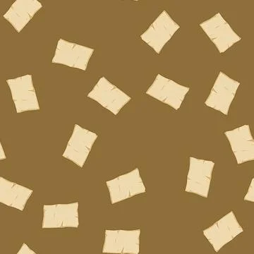 Seamless pattern oven parchment paper cartoon vector Illustrazione stock