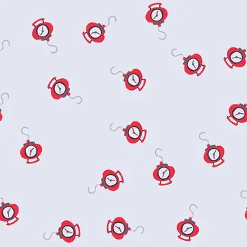 Seamless pattern over luggage weight cartoon vector Stock Illustration