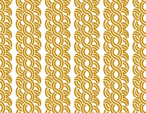 Seamless pattern of overlapping arcs and curved lines arranged in a rhythmi.. Stock Illustration