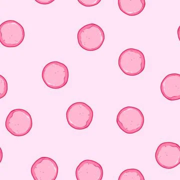 Seamless pattern pack chewing gum cartoon vector Stock Illustration