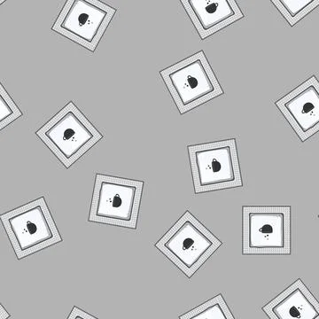 Seamless pattern pack sugar bag cartoon vector 스톡 일러스트