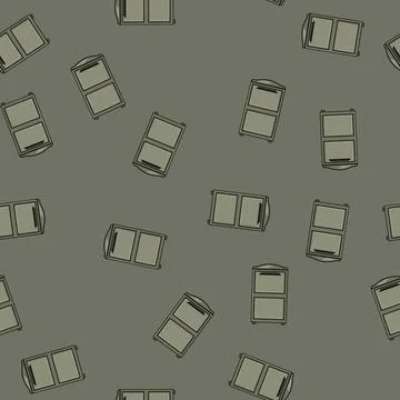 Seamless pattern Package locker box for receiving secure deliveries Illustrazione stock