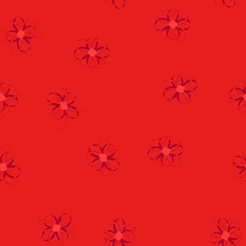 Seamless pattern package red bow cartoon vector Stock Illustration