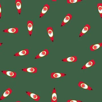 Seamless pattern packaging ketchup bottle cartoon vector Stock Illustration