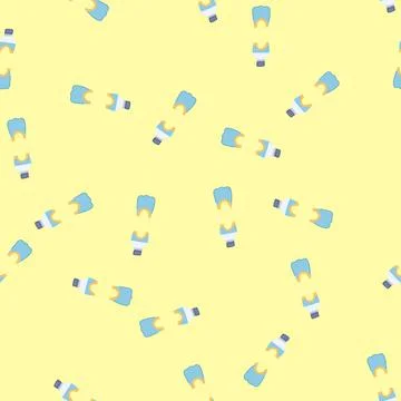 Seamless pattern packaging plastic soda bottle cartoon vector イラスト素材