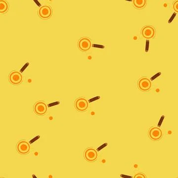 Seamless pattern paddle ball toy for playing and childhood fun イラスト素材