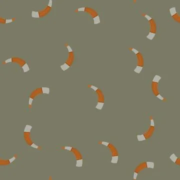 Seamless pattern pagan viking horn cartoon vector Stock Illustration