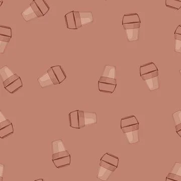 Seamless pattern pail sand toy cartoon vector Stock Illustration
