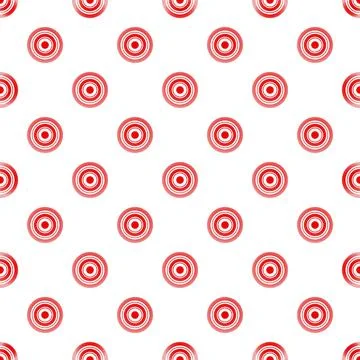 Seamless pattern with pain target red circles Stock Illustration