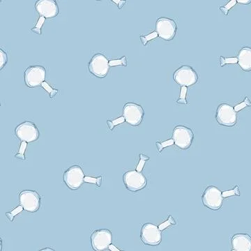 Seamless pattern painting ceramic porcelain vase cartoon vector Stock Illustration
