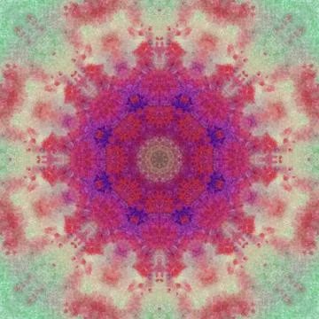 Seamless pattern, paintings on a fabric Stock Illustration