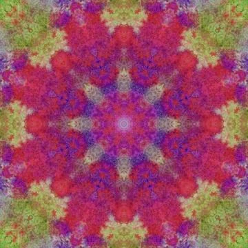 Seamless pattern, paintings on a fabric Stock Illustration