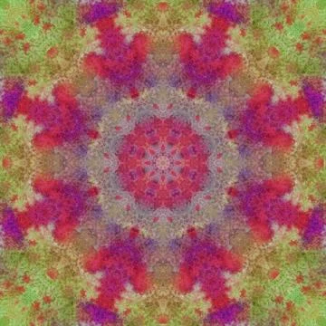 Seamless pattern, paintings on a fabric Stock Illustration