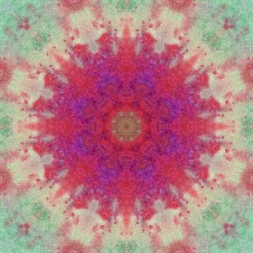 Seamless pattern, paintings on a fabric Stock Illustration