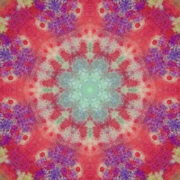 Seamless pattern, paintings on a fabric Stock Illustration