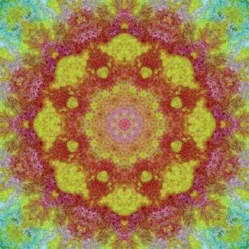 Seamless pattern, paintings on a fabric Stock Illustration