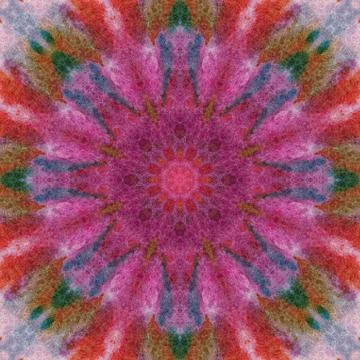 Seamless pattern, paintings on a fabric Stock Illustration