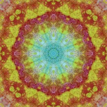 Seamless pattern, paintings on a fabric Stock Illustration