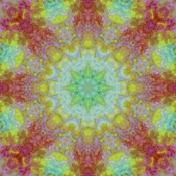 Seamless pattern, paintings on a fabric Stock Illustration