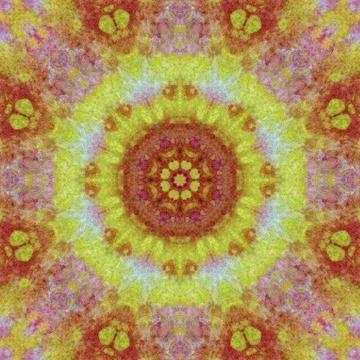 Seamless pattern, paintings on a fabric Stock Illustration