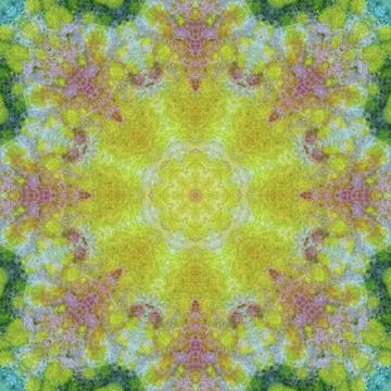 Seamless pattern, paintings on a fabric Stock Illustration