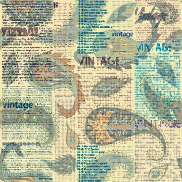 Seamless pattern Paisley. イラスト素材