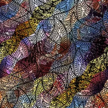 Seamless pattern Paisley. 스톡 일러스트