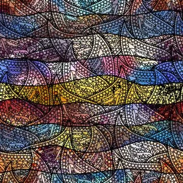 Seamless pattern Paisley. イラスト素材