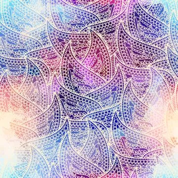 Seamless pattern Paisley. Illustrazione stock