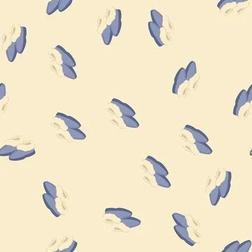 Seamless pattern pajamas man slippers cartoon vector Stockillustratie