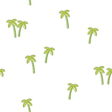 Seamless pattern palm tree 스톡 일러스트