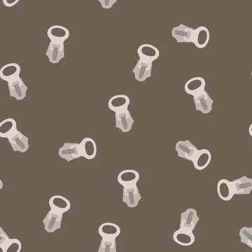 Seamless pattern pant zipper puller cartoon vector 库存插图