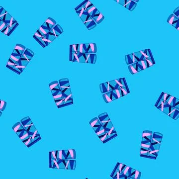 Seamless pattern pants swimsuit men cartoon vector Stock Illustration
