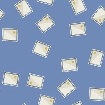 Seamless pattern paper certificate cartoon vector Illustrazione stock