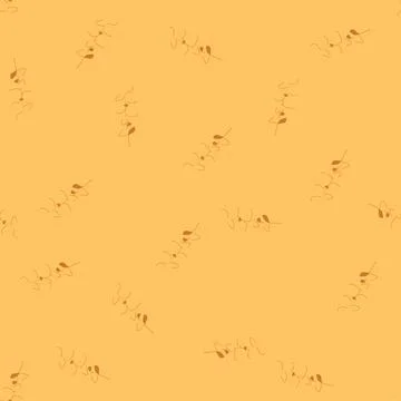Seamless pattern paper gold leaves cartoon vector Illustrazione stock