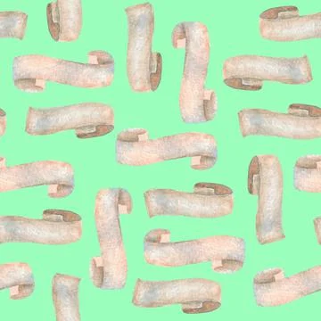 A seamless pattern with paper ribbons. Stock Illustration