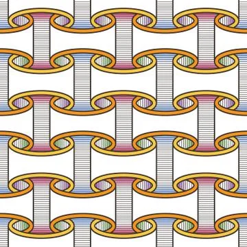 Seamless pattern like paper scrolls 스톡 일러스트