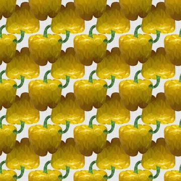 Seamless pattern a paprika Stock Illustration