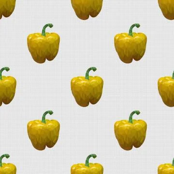Seamless pattern a paprika Stock Illustration