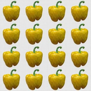 Seamless pattern a paprika Stock Illustration