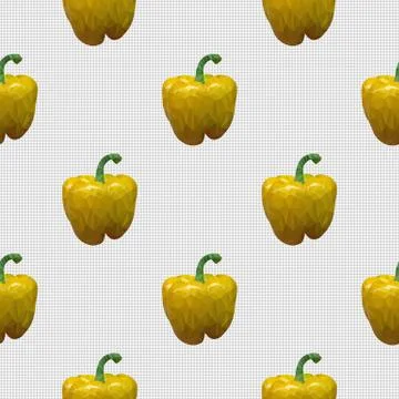 Seamless pattern a paprika Stock Illustration