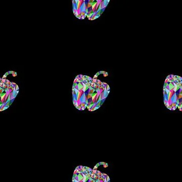 Seamless pattern a paprika Stock Illustration