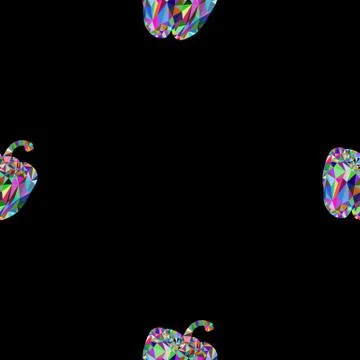 Seamless pattern a paprika Stock Illustration