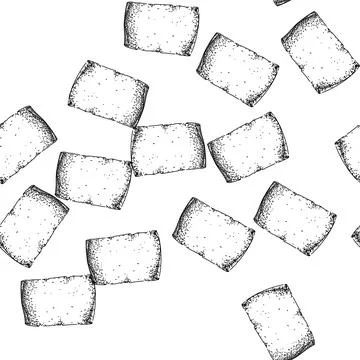 Seamless pattern papyrus scroll paper sketch hand drawn Illustrazione stock