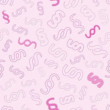 Seamless pattern with paragraph symbols Stock Illustration